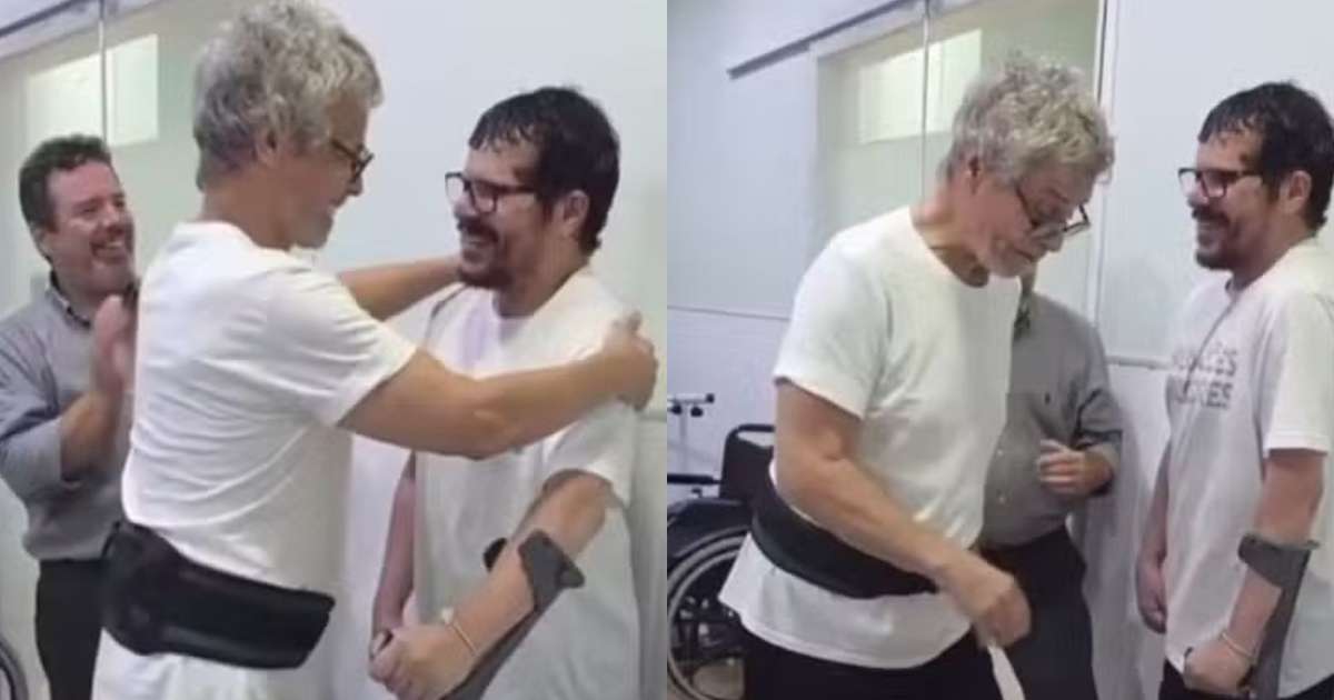 Toni Platão surge dançando com Carlinhos de Jesus e celebra um ano de alta do CTI Foto: Reprodu...