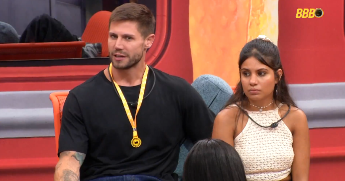 Jonas e Gabi lamentam saída de Sarah no BBB26 Foto: Reprodução | Globoplay
